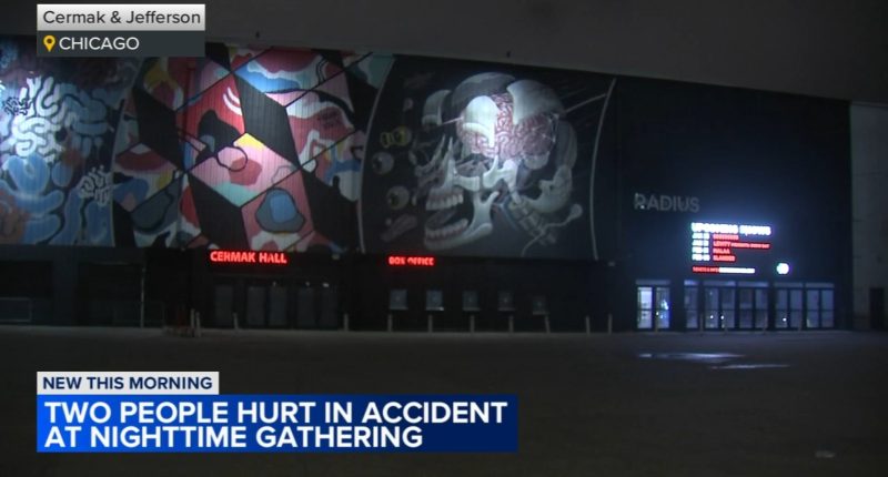 Radius Chicago news: 2 injured when wood board falls from ceiling at music venue near Cermak, Jefferson in East Pilsen, South Loop