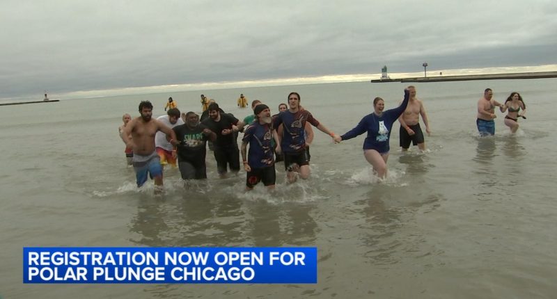 Registration now open for 2025 Polar Plunge Chicago into Lake Michigan at North Avenue Beach