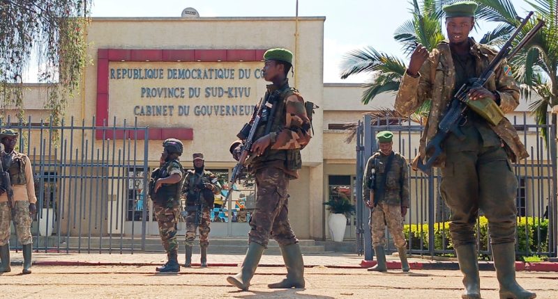 Residents say Rwanda-backed rebels are advancing on a third city in eastern Congo