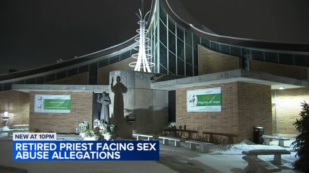 Retired priest Monsignor Daniel Mayall accused of sexual abuse of a minor at Dunning church, Archdiocese of Chicago says