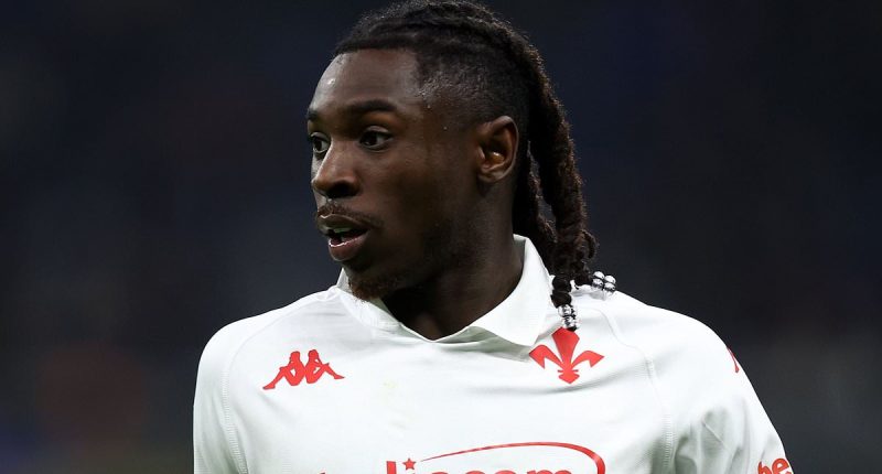 Revealed: Moise Kean's potential return at Fiorentina after ex-Premier League star was taken to hospital with head injury following on-field collapse