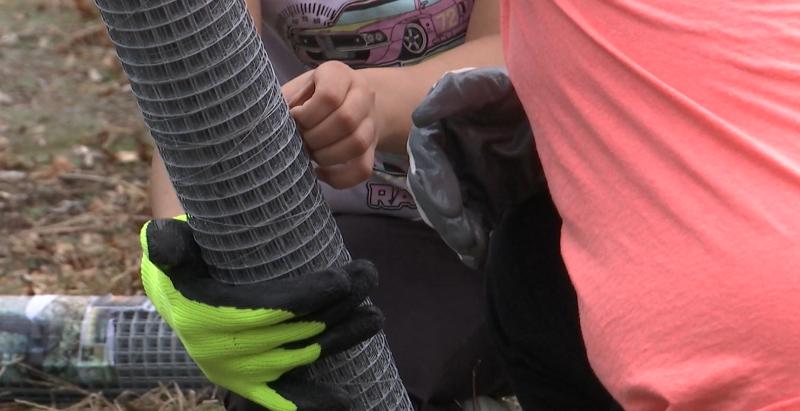Richmond County 4-H Garden Club: "A Day On, Not a Day Off" service day after being postponed
