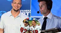 Rob Gronkowski reveals how pal Tom Brady is feeling about calling his first Super Bowl