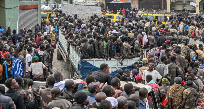 Rwanda-backed rebels advance in eastern Congo as residents flee by the thousands