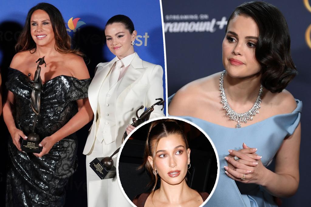 Selena Gomez’s ‘Emilia Pérez’ co-star Karla Sofía Gascón called her a ‘rich rat’ amid rumored Hailey Bieber feud: report