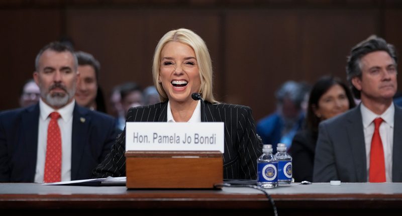 Senate confirms Pam Bondi as US attorney general, putting Trump ally at Justice Department's helm