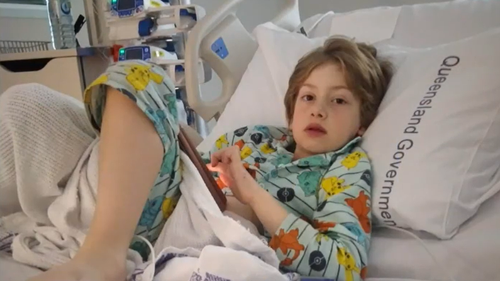 Six-year-old Yarren saw 'rainbows' before suffering a rare allergic reaction