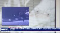Sleeping 9-year-old shot in drive-by caught on video