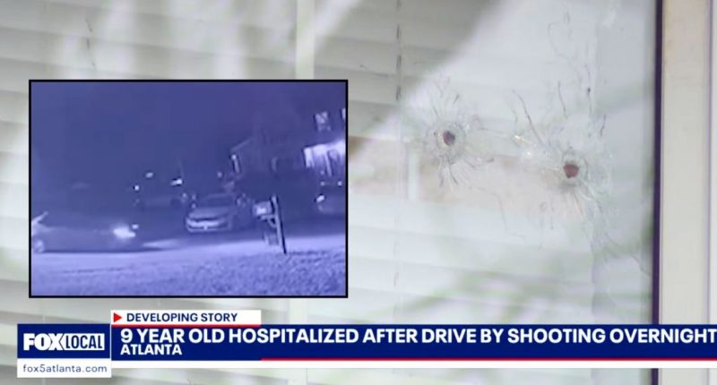 Sleeping 9-year-old shot in drive-by caught on video