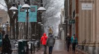 Snow and freezing rain pummel the mid-Atlantic while California prepares for likely flooding