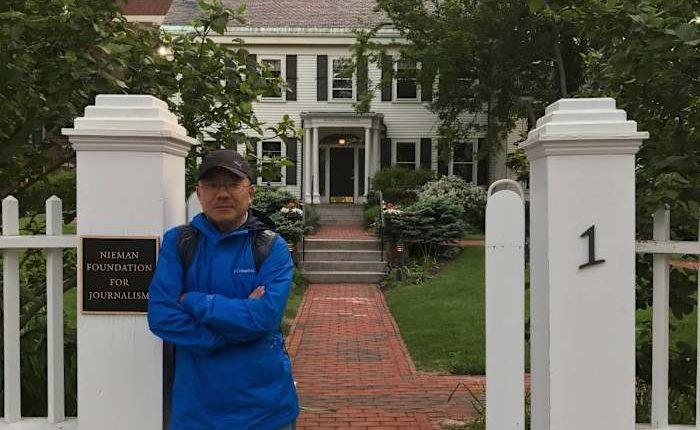 Son of Chinese journalist jailed for espionage calls for his father's release