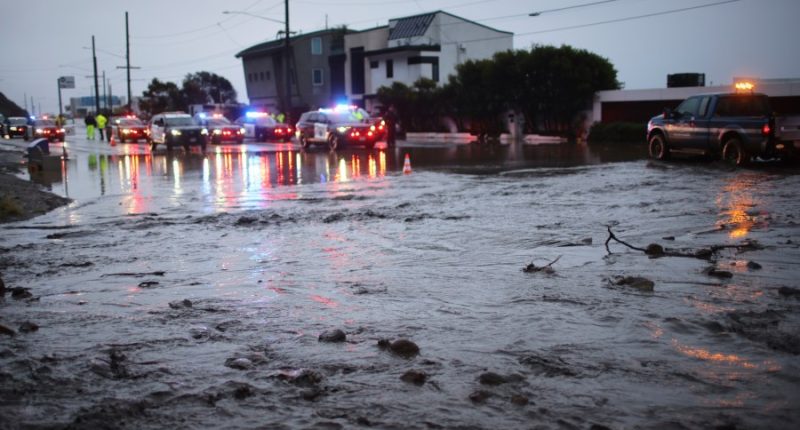 Southern California hit by destructive debris flows caused by heavy rains