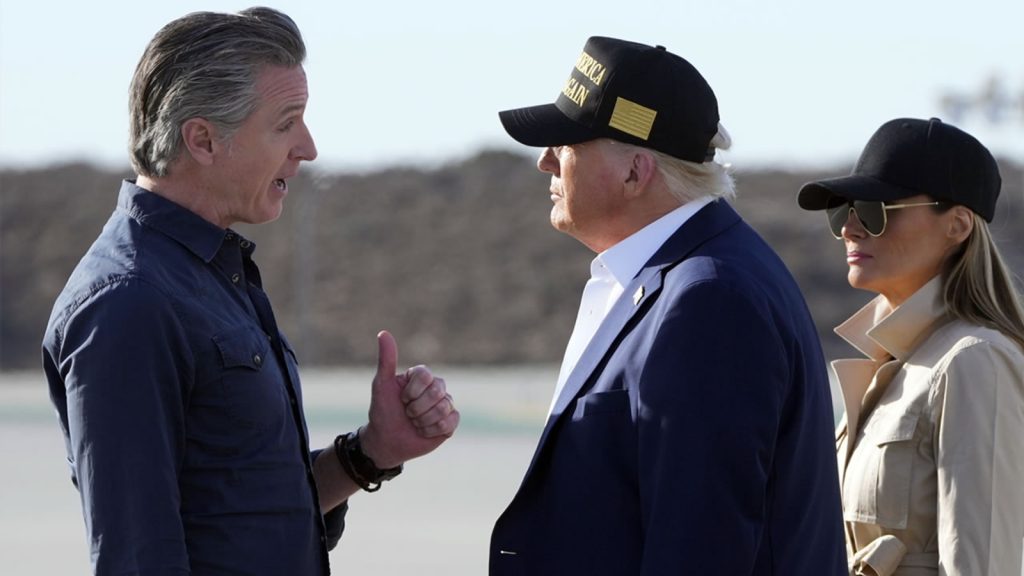 Southern California wildfires: Gov. Newsom says meeting with Pres. Trump at White House over LA wildfire aid was 'very productive'
