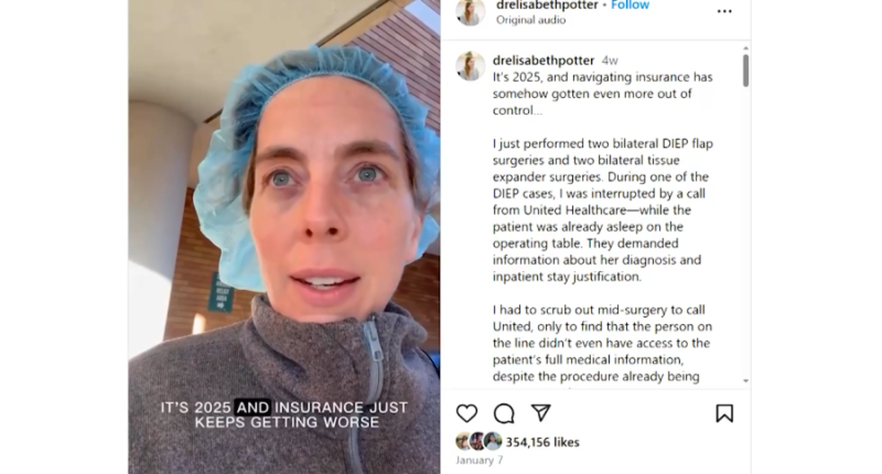 Surgeon, UnitedHealthcare dispute over cancer patient's hospital stay