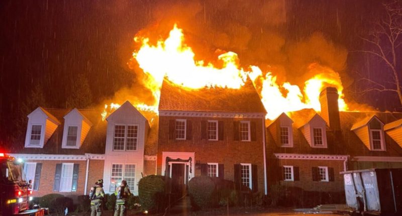 Suspected lightning strike causes fire at home on Woodsong Road in Cumming