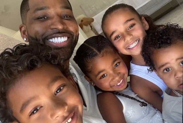 TRISTAN THOMPSON SLAMMED FOR SAYING HE HAS 'TWO DAUGHTERS' WHILE IGNORING SON THEO