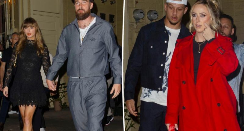 Taylor Swift and Travis Kelce go on double date with Patrick and Brittany Mahomes in New Orleans ahead of Super Bowl 2025