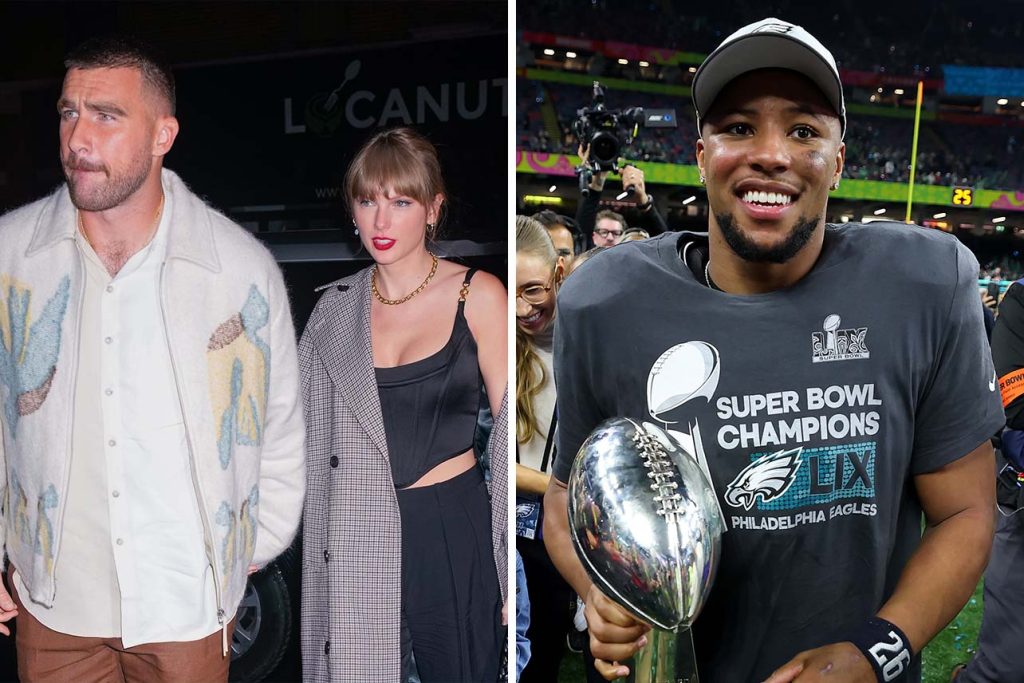 Taylor Swift defended by Eagles player Saquon Barkley after Super Bowl booing — while Travis Kelce remains weirdly silent