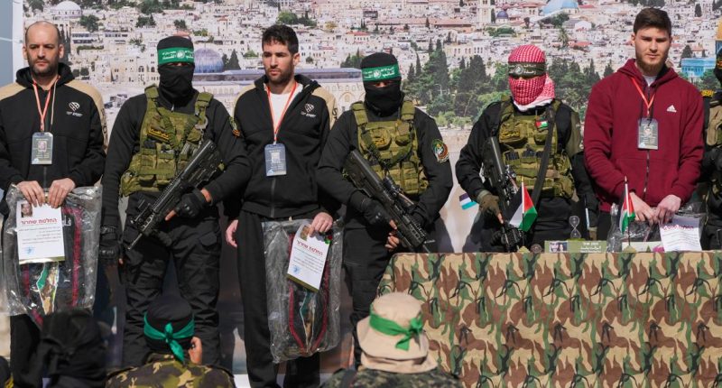 Three more Israeli hostages released as fragile ceasefire deal holds