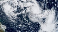 Three tropical cyclones are swirling in the South Pacific