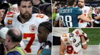 Travis Kelce remains stoic as Chiefs lose Super Bowl 2025 to Eagles in massive blowout