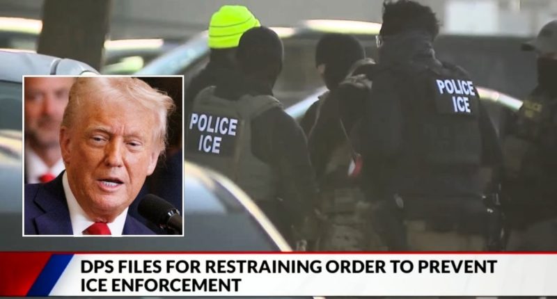 Trump ICE agents have 'unchecked authority' in schools: Suit