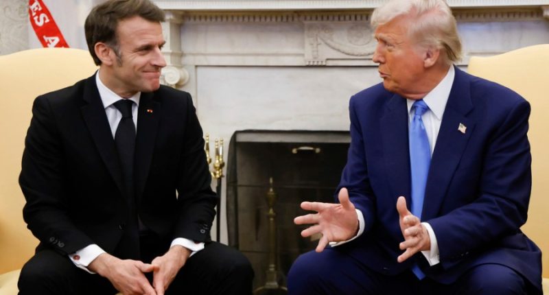 Trump, Macron promote peace in Ukraine