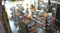 The front windows of a Sydney tobacconist were smashed and cigarettes stolen in an early morning ram raid.