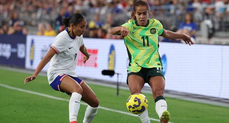 USA broadcaster mocks Matildas as Australia's nightmare campaign continues with second straight loss: 'Australia and soccer, no'