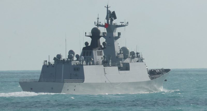 Urgent 'no-fly zone' warning for pilots in airspace between Australia and New Zealand as Chinese warships lurk off the coast and conduct live firing exercises