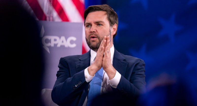 Vance is overwhelming favorite to be Trump's successor in CPAC straw poll