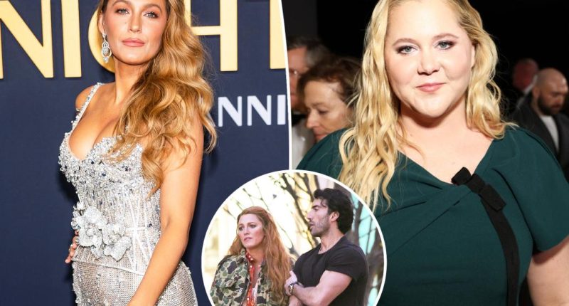 What Amy Schumer said to Blake Lively about Justin Baldoni legal drama at ‘SNL50’: lip reader
