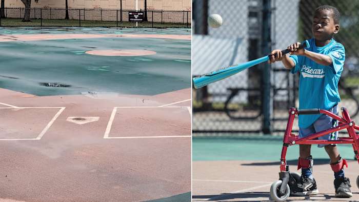 ‘It’s just a safety issue:’ Special needs baseball league at risk of folding due to unplayable field
