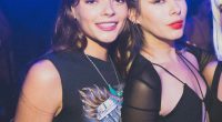 Christy Giles and Hilda Marcela Cabrales-Arzola at a nightclub.
