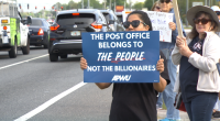 'Not for sale': Tampa postal workers rally against Trump's proposed USPS takeover