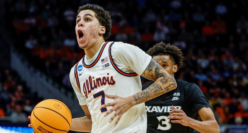 March Madness: University of Illinois Fighting Illini facing University of Kentucky Wildcats in 2nd round of NCAA Tournament