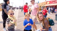 A beach day in March? Warm temps drive NYers to beaches of Coney Island