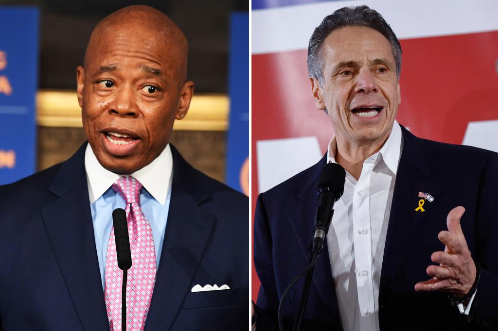 Adams says NYC needs to be 'saved' from ex-Gov. Andrew Cuomo as they face off in mayoral race