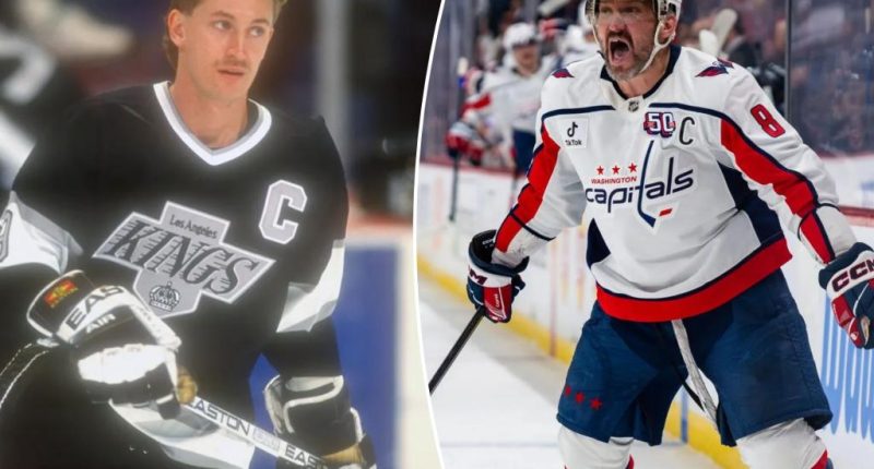 Alex Ovechkin nears Wayne Gretzky's record