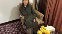 Photo of Faye Dail Hall after her release in Kabul.