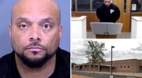 Arizona teacher Curt Hinton allegedly exposed himself in front of class while peeing in can