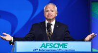 Awkward moment Tim Walz is asked who is running the Democratic Party