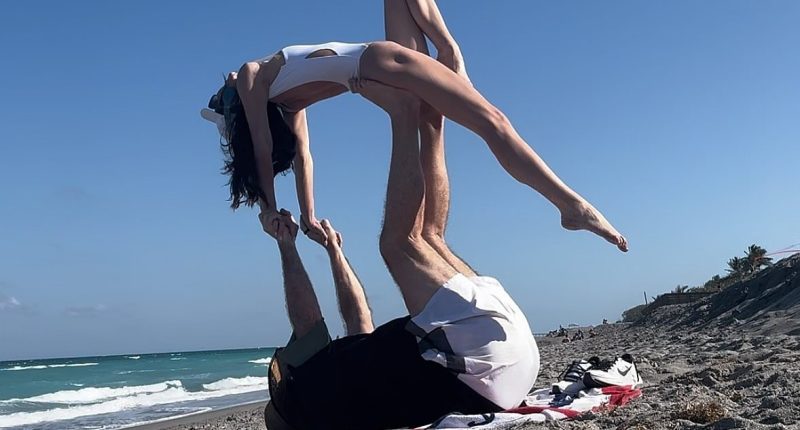 Bill Belichick stuns UNC fans by hoisting Jordon Hudson over his head