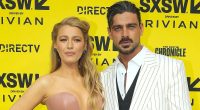 Blake Lively's co-star looks nervous as she makes joke at premiere