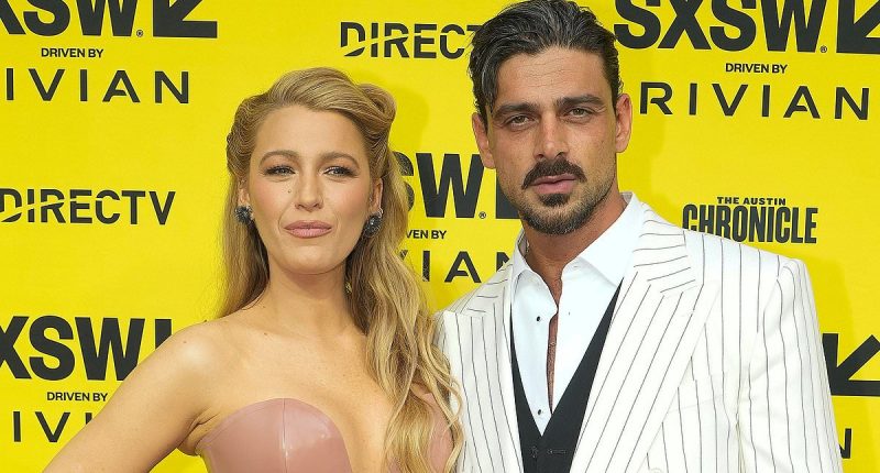 Blake Lively's co-star looks nervous as she makes joke at premiere