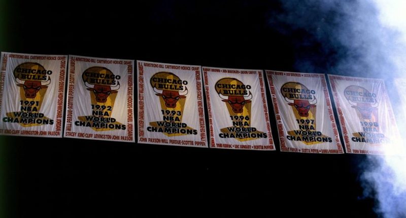 Bulls championship banners damaged by concert pyrotechnics