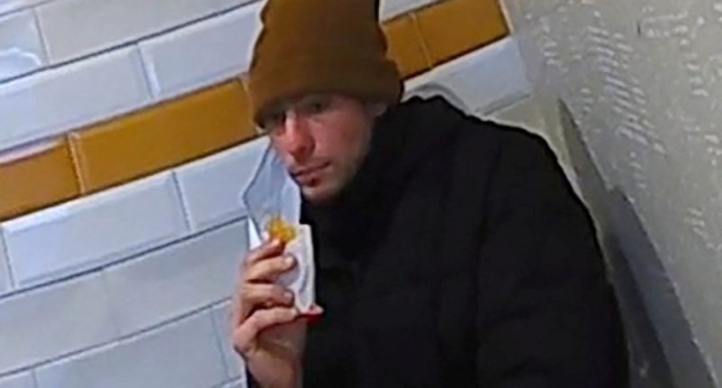 Suspect Luigi Mangione at a McDonald's.