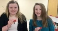 Photo of Libby German and Abby Williams.