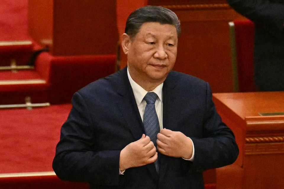 Xi Jinping at the opening ceremony of the Chinese People's Political Consultative Conference.