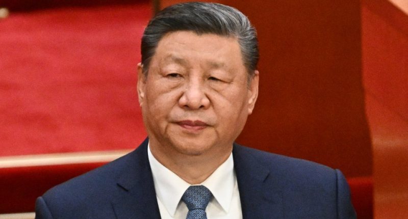 Xi Jinping at the opening ceremony of the Chinese People's Political Consultative Conference.